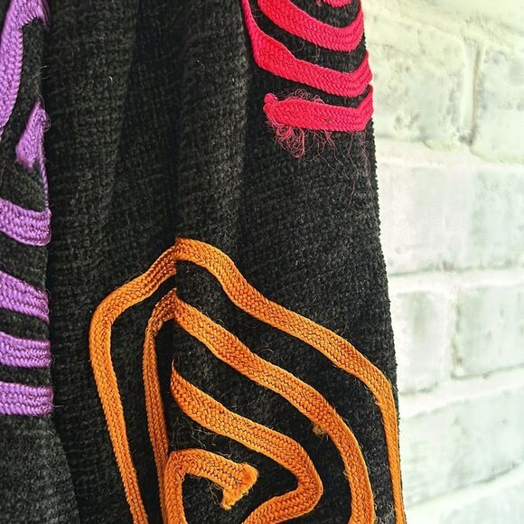 Vintage Women’s Jacket Allure Swirl Scribble Button Rainbow 80’s Jacket Size XL - Picture 12 of 15